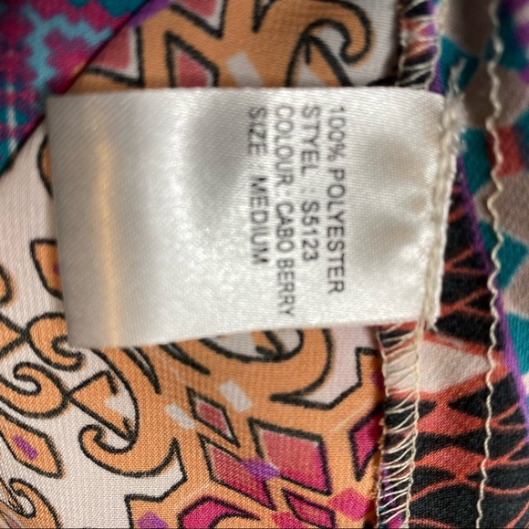 Elan Multicolored Sundress Dress Size Medium - Picture 8 of 9